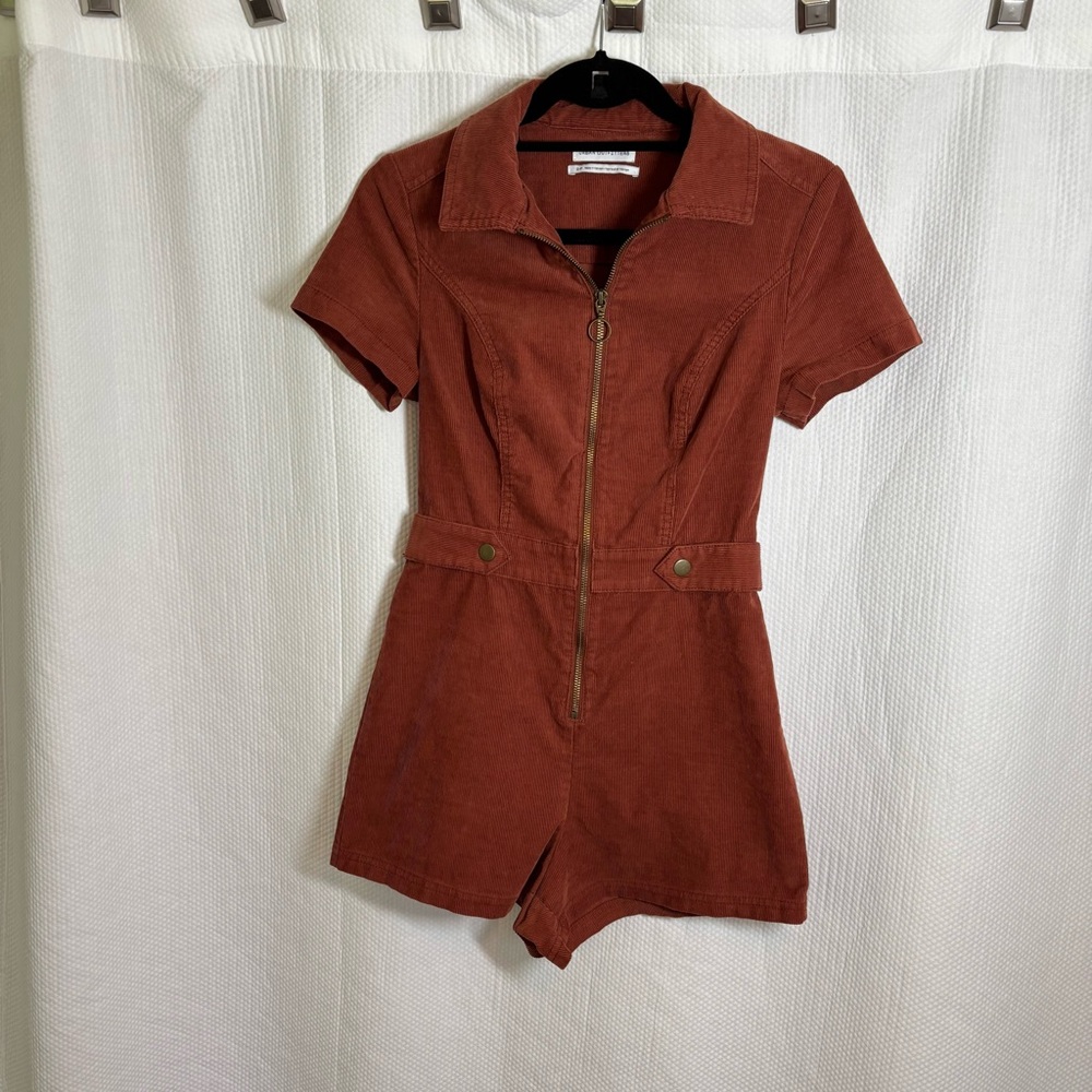 Urban Outfitters Terracotta Short Sleeve Romper S